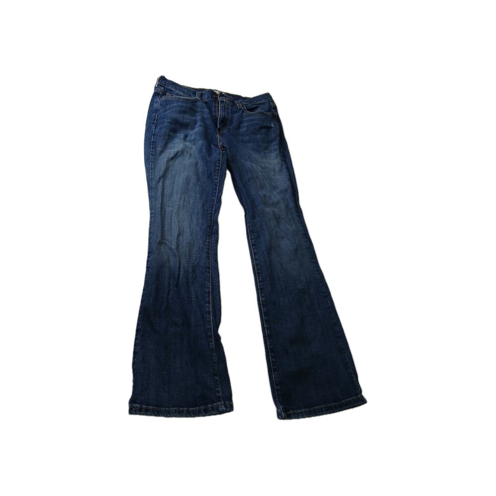 Levi's Women's 515 Boot Cut Blue Jeans Sz 8 S/C button flap booty used